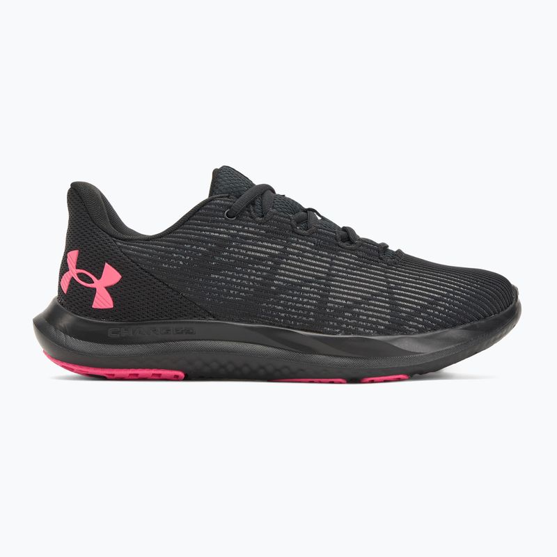 Încălțăminte de alergare pentru femei Under Armour Charged Speed Swift black/black/super pink 2