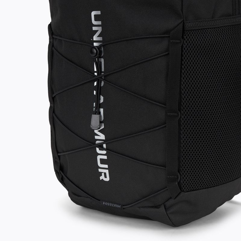 Rucsac Under Armour Hustle Sport 6.0 26 l black/black/metallic silver 5