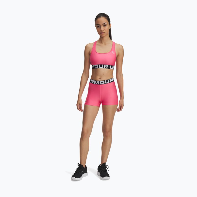 Pantaloni scurți pentru femei Under Armour HG Authentics horizon super pink/white 2