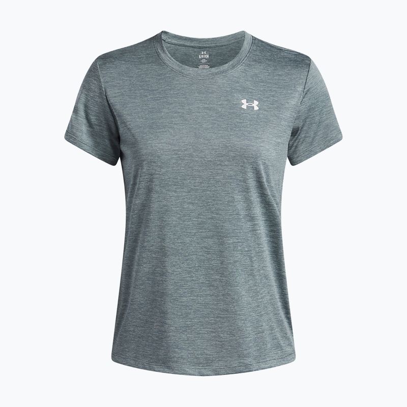 Tricou de antrenament pentru femei  Under Armour Tech Twist jasper blue/white 3