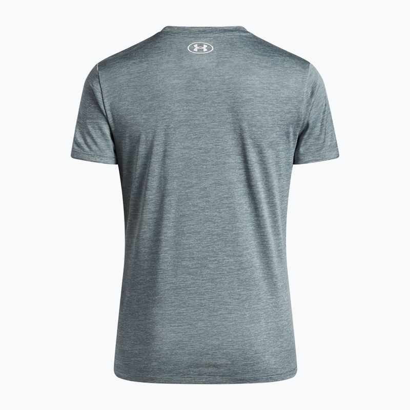 Tricou de antrenament pentru femei  Under Armour Tech Twist jasper blue/white 4
