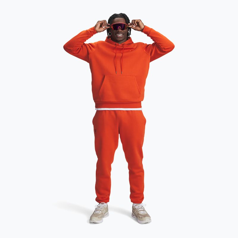 Bluză pentru bărbați Under Armour Essential Fleece Hoodie surplus orange/surplus orange 2