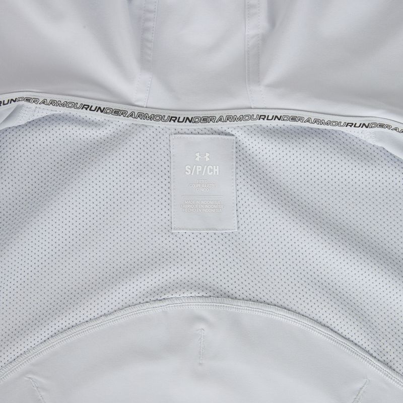 Geacă de alergare pentru femei Under Armour Outrun The Storm halo gray/squad orange 7