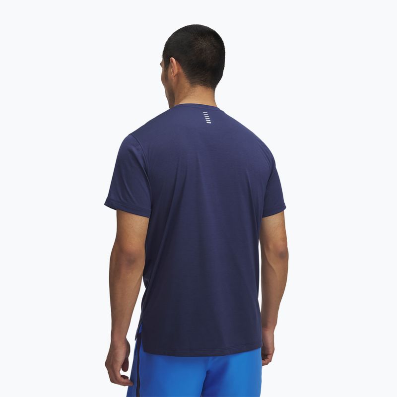 Tricou de alergare pentru bărbați Under Armour UA Launch washed navy/reflective 2