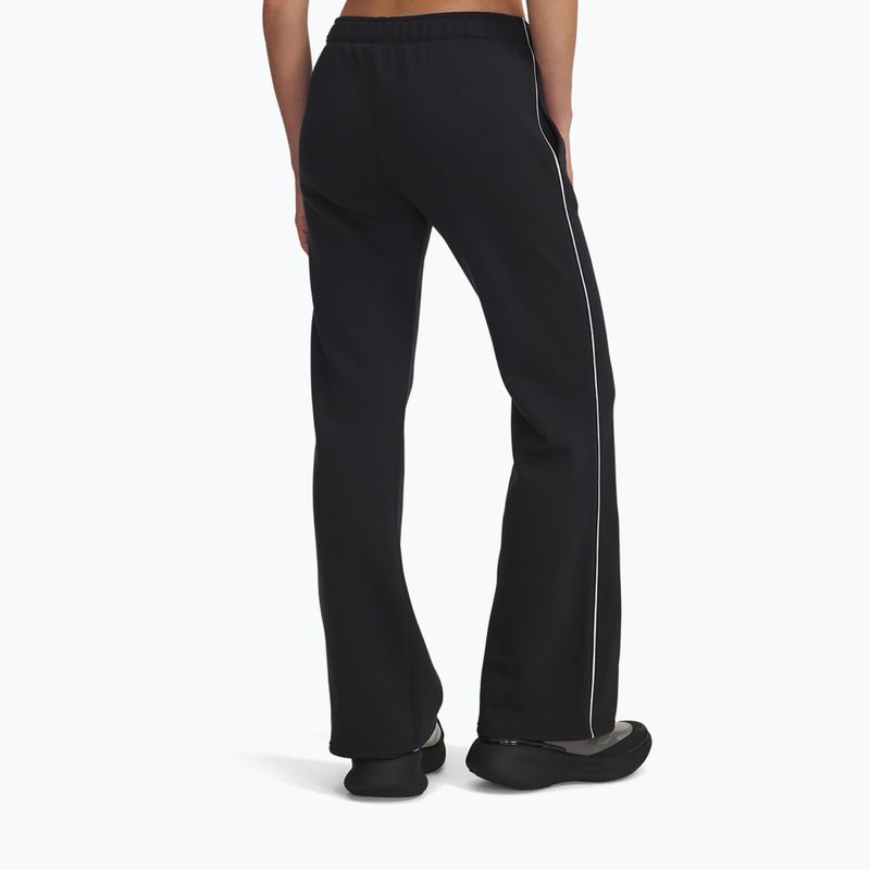 Pantaloni pentru femei Under Armour Rival Fleece Piped black/white 3