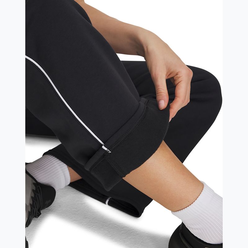 Pantaloni pentru femei Under Armour Rival Fleece Piped black/white 4