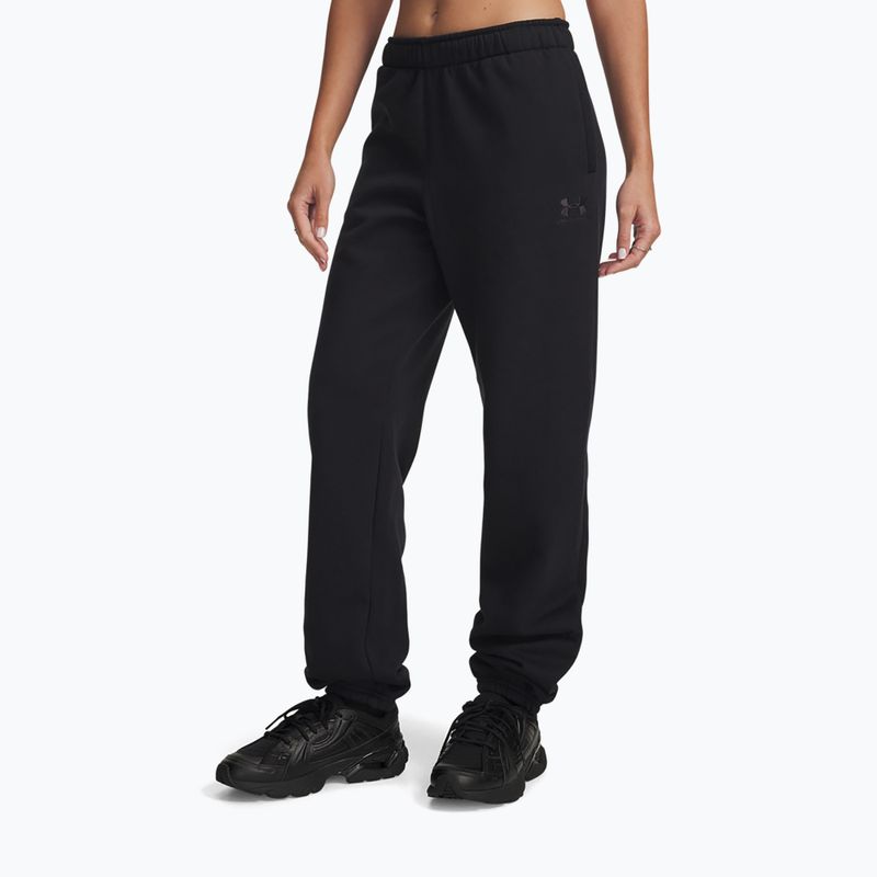 Pantaloni de antrenament pentru femei Under Armour Icon Vida Fleece Jogger black/black