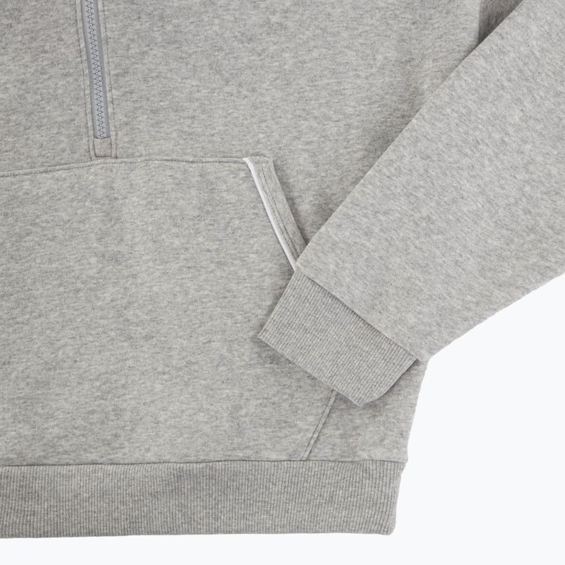Hanorac pentru femei Under Armour Rival Fleece Piped HZ Hoodie mod gray light heather/white 5