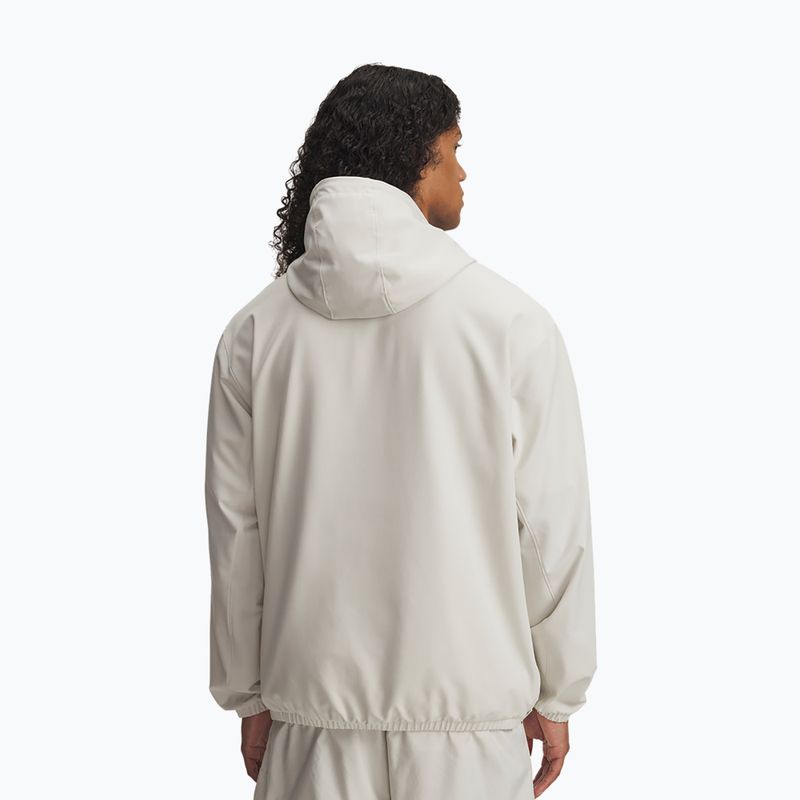 Hanorac pentru bărbați Under Armour Unstoppable Woven Hoodie summit white/white 3