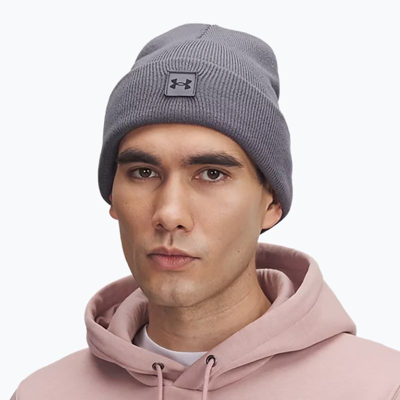 Căciulă de iarnă Under Armour Halftime Cuff castlerock/black 4