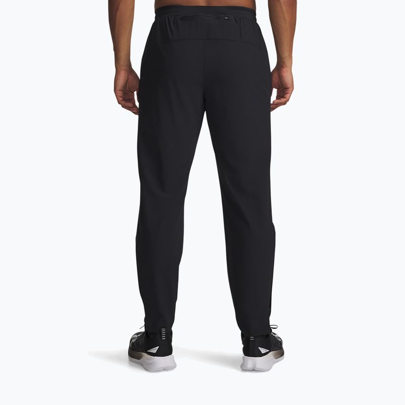 Pantaloni de alergare Under Armour Velociti Pro Storm black/black/reflective 3