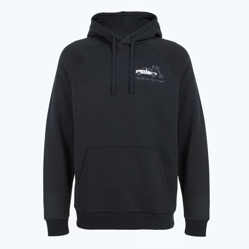 Hanorac pentru bărbați  Under Armour Rival Fleece HBR Logo Hoodie black/white 4