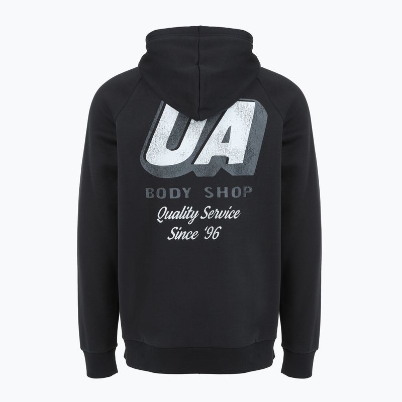 Hanorac pentru bărbați  Under Armour Rival Fleece HBR Logo Hoodie black/white 5