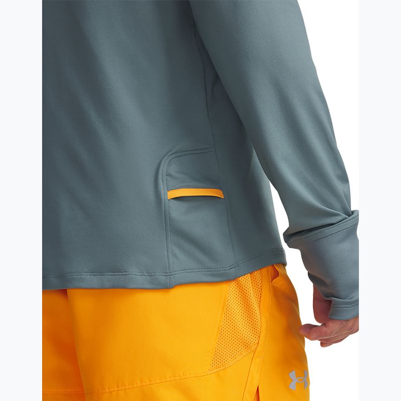Bluză de alergare pentru bărbați Under Armour Launch Pro 1/4 Zip jasper blue/reflective 3