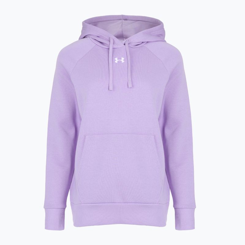 Hanorac pentru femei Under Armour Rival Fleece Hoodie transparent/white 4