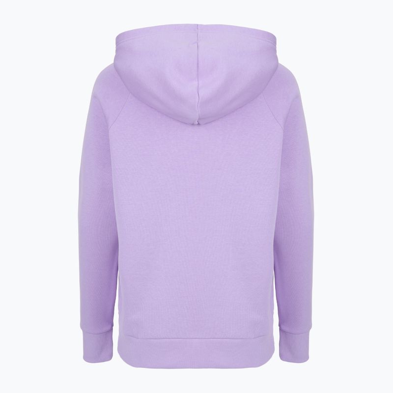 Hanorac pentru femei Under Armour Rival Fleece Hoodie transparent/white 5