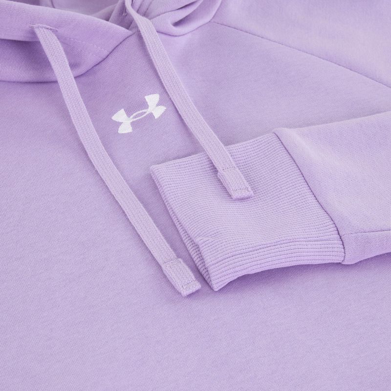 Hanorac pentru femei Under Armour Rival Fleece Hoodie transparent/white 7