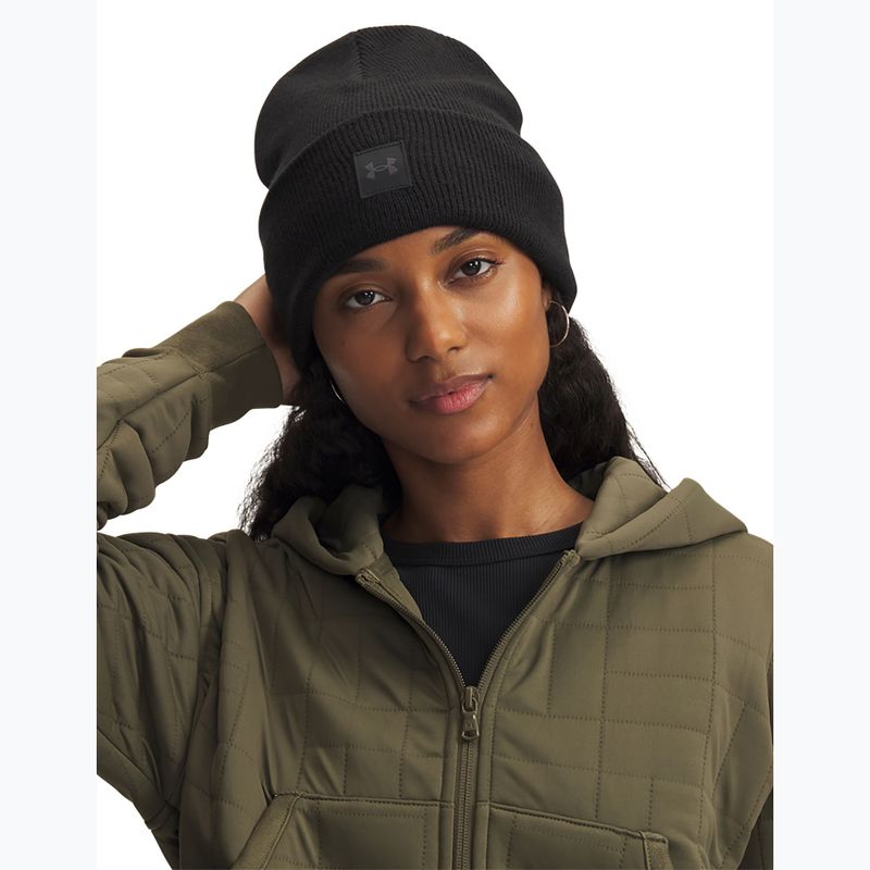 Căciulă de iarnă pentru femei Under Armour Halftime beanie black/black/anthracite 3