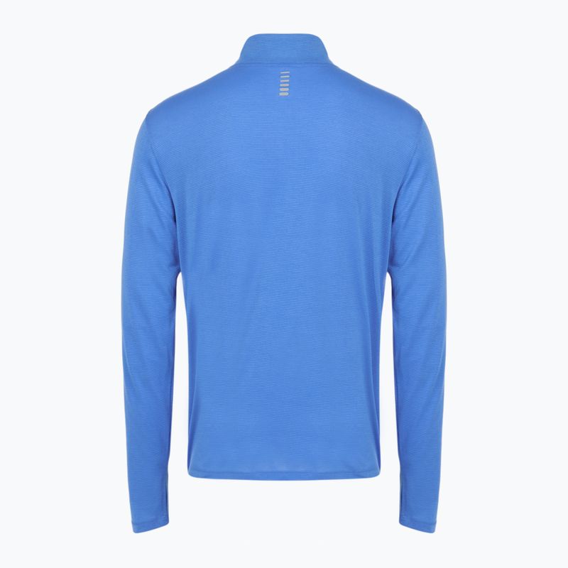 Bluză de alergare pentru bărbați Under Armour Launch 1/4 Zip blue atlantis/reflective 2