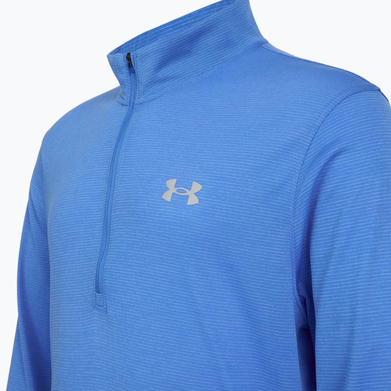 Bluză de alergare pentru bărbați Under Armour Launch 1/4 Zip blue atlantis/reflective 3