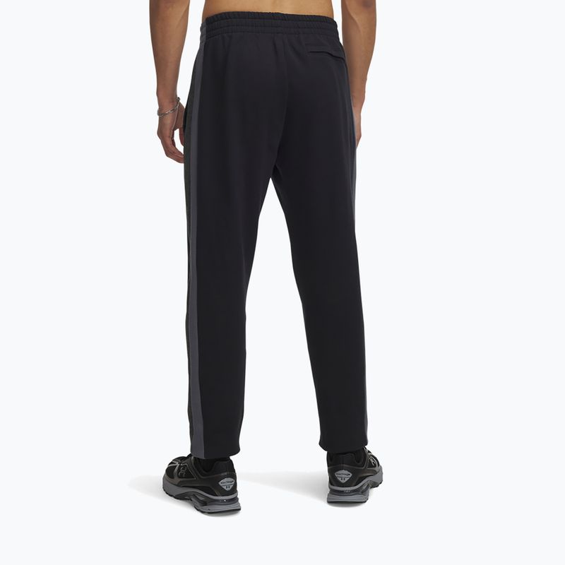 Pantaloni de antrenament pentru bărbați Under Armour Rival Fleece Colorblock black/castlerock/white 3