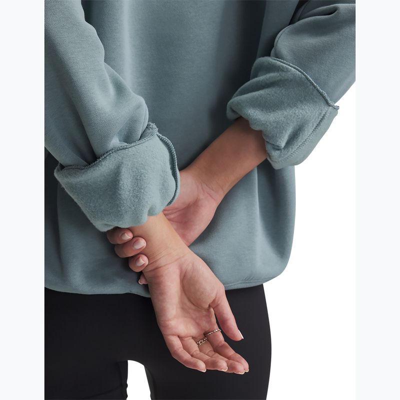Bluză pentru femei Under Armour Rival Fleece Varsity Crew serpentine/white 3