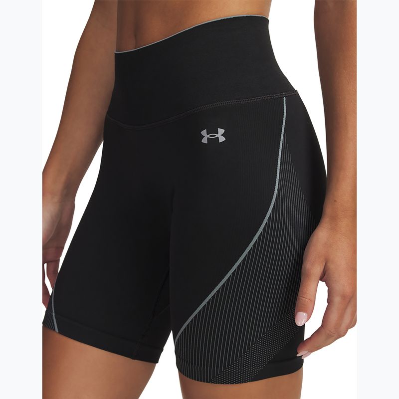 Pantaloni scurți pentru femei Under Armour Vanish Seamless black/steel/steel 4