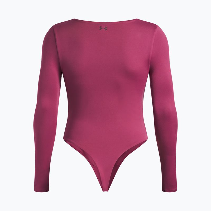 Body de antrenament pentru femei Under Armour Motion fuchsia dusk/dark maroon 6
