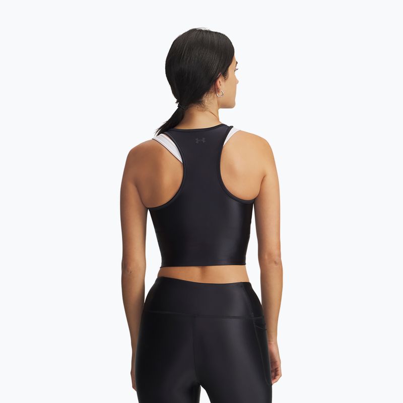 Top de antrenament pentru femei Under Armour Motion Shine Tank black/jet gray 2