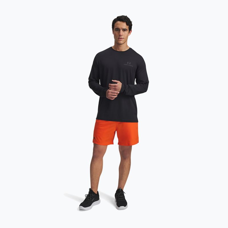 Pantaloni scurți de antrenament pentru bărbați Under Armour UA Vanish Woven 6in orange base/black 2
