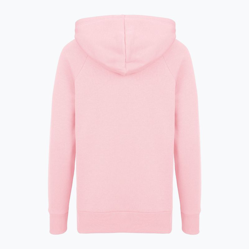 Hanorac pentru femei Under Armour Rival Fleece Big Logo Hoody prime pink/white 4