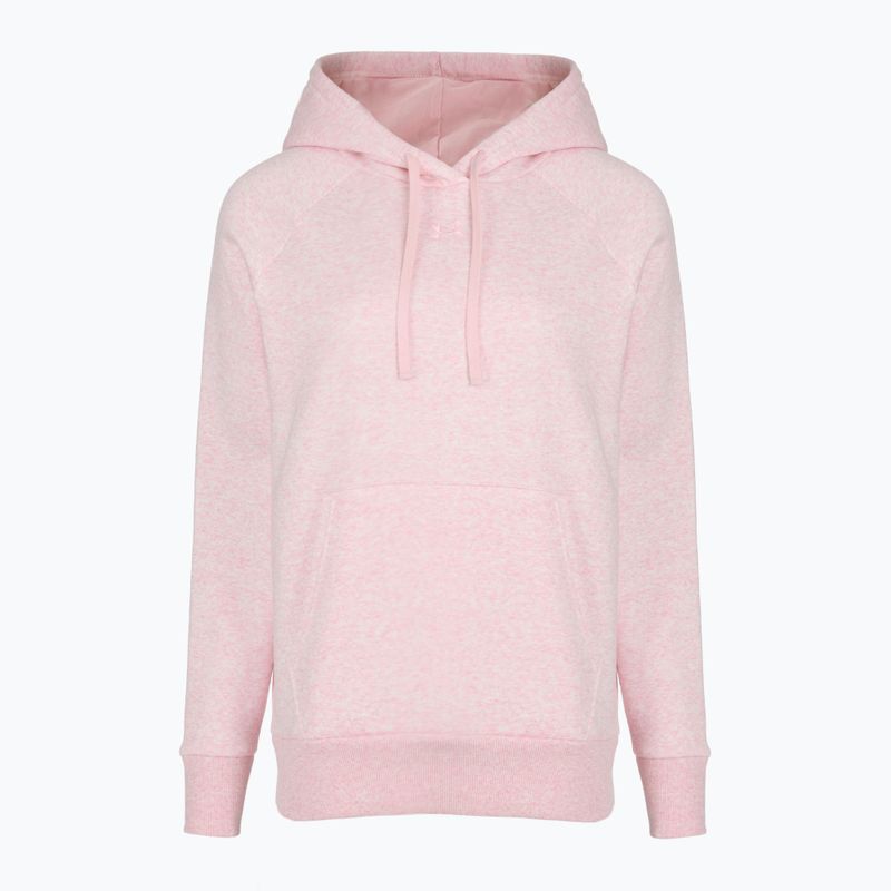 Hanorac pentru femei Under Armour Rival Fleece Hoodie prime pink light heather/prime pink 4