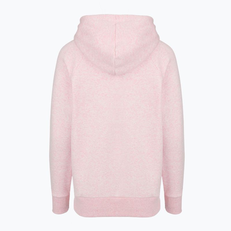 Hanorac pentru femei Under Armour Rival Fleece Hoodie prime pink light heather/prime pink 5