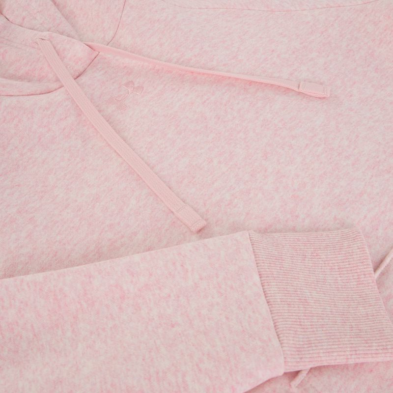 Hanorac pentru femei Under Armour Rival Fleece Hoodie prime pink light heather/prime pink 6