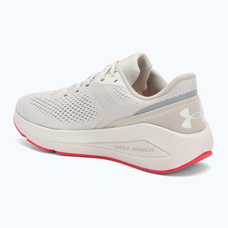 Încălțăminte de alergare pentru femei Under Armour Sonic 7 summit white/khaki base/racer red 3