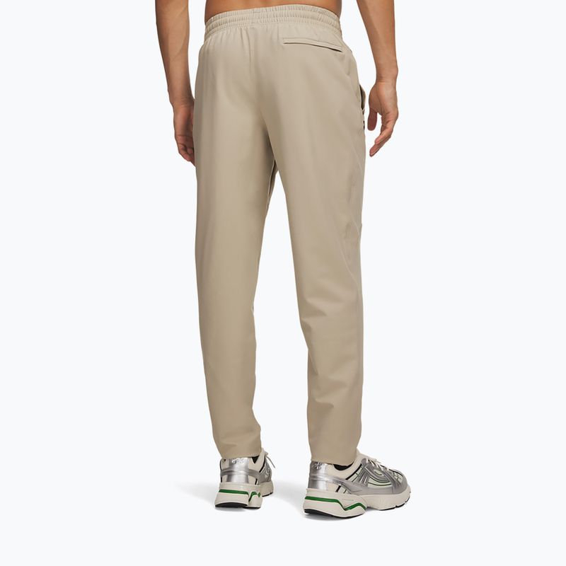 Pantaloni de antrenament pentru bărbați Under Armour Unstoppable Tapered Pants city khaki/black 3
