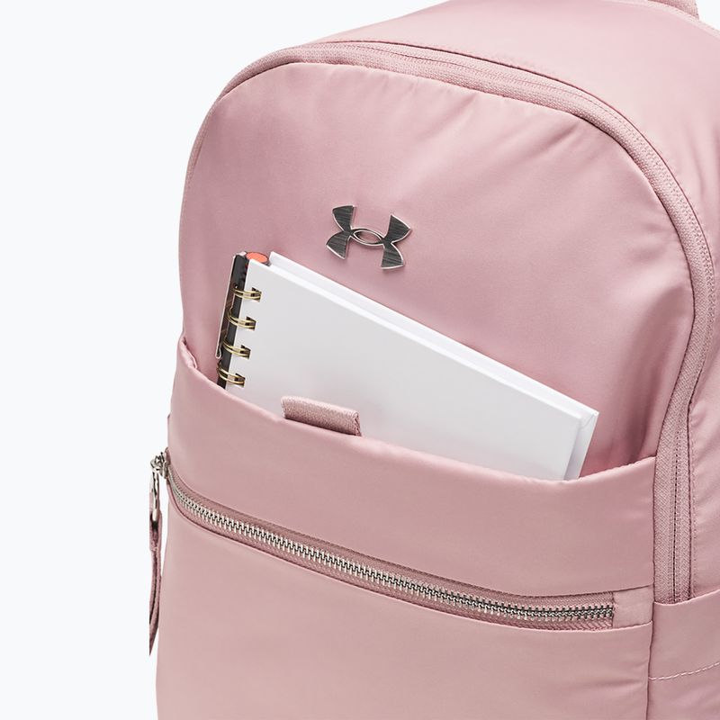 Rucsac pentru femei Under Armour Studio Campus BP tourmaline pink/metallic silver 3