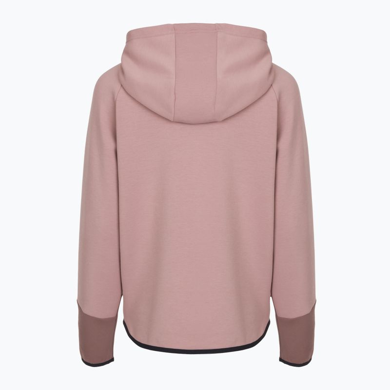 Bluză pentru femei Under Armour Unstoppable Fleece HZ tourmaline pink/maroon mist/black 5
