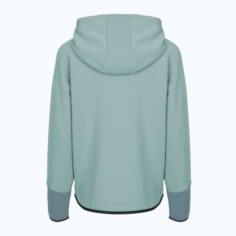 Bluză pentru femei Under Armour Unstoppable Fleece HZ serpentine/jasper blue/black 5