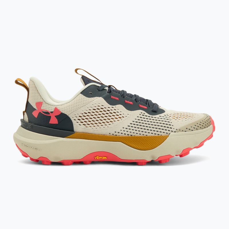 Încălțăminte de alergare pentru bărbați Under Armour Infinite Pro Trail khaki base/anthracite/racer red 2