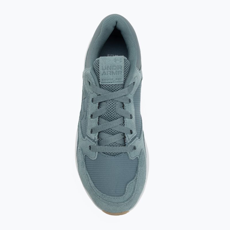 Încălțăminte de antrenament pentru bărbați Under Armour Edge Suede jasper blue/halo gray/jasper blue 5