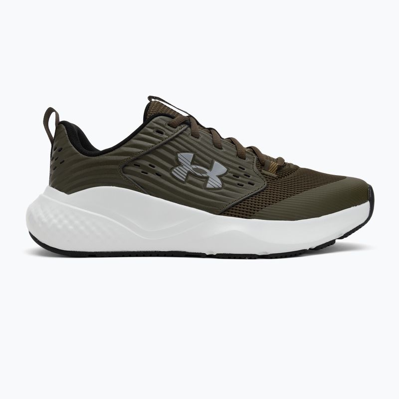 Încălțăminte de antrenament pentru bărbați Under Armour Commit 4 expedition green/halo gray/steel 2