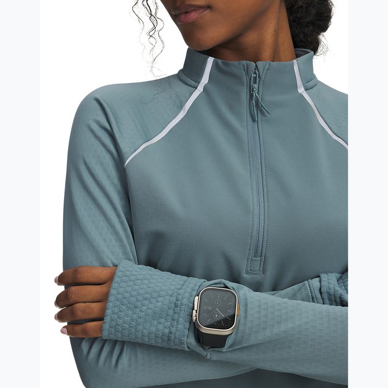 Bluză de alergare pentru femei Under Armour Pro Half Zip jasper blue/reflective 3