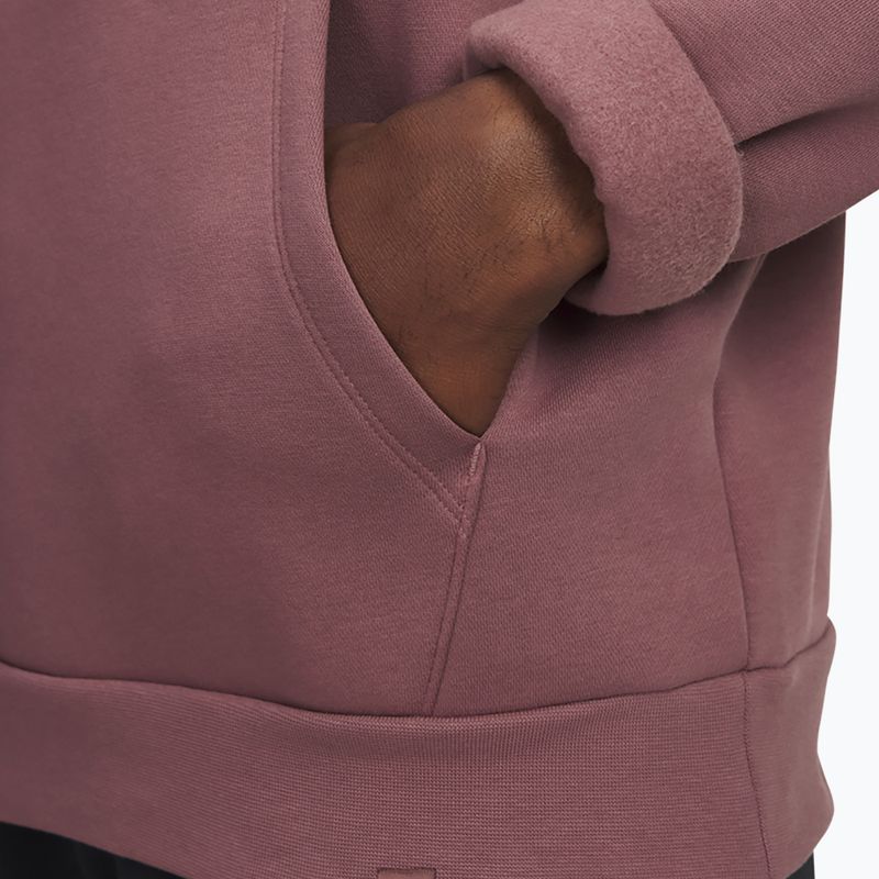 Bluză pentru bărbați Under Armour Project Rock Icon Hoody maroon mist/black 3