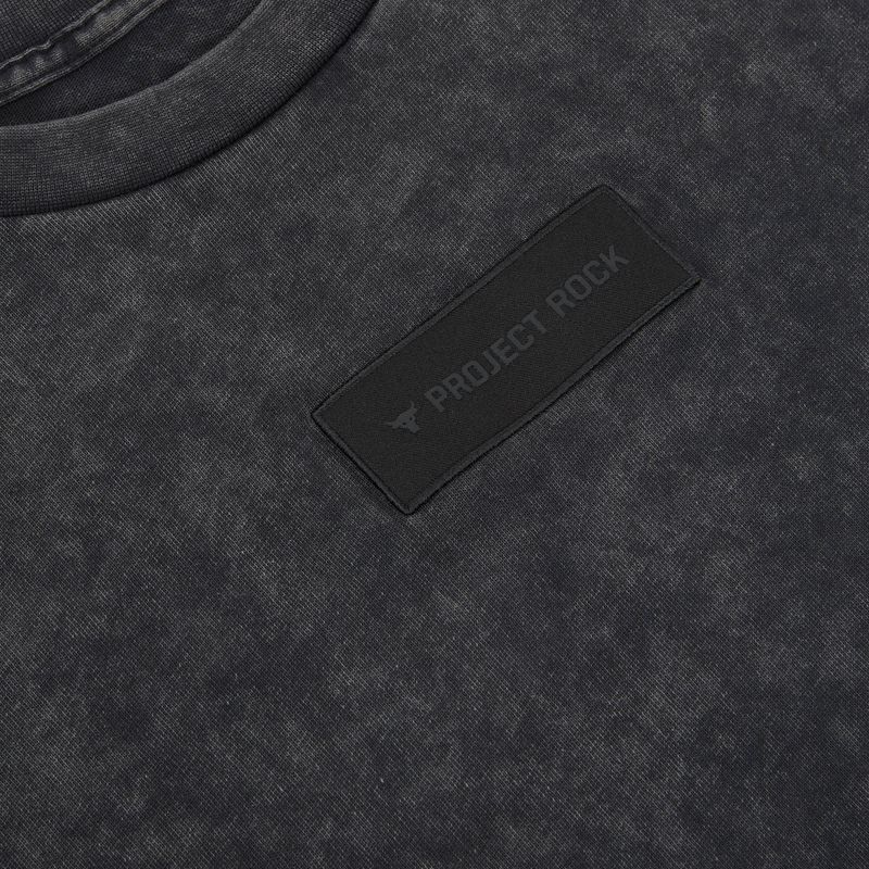 Tricou de antrenament bărbați Under Armour Project Rock Heavyweight Oversized black 3
