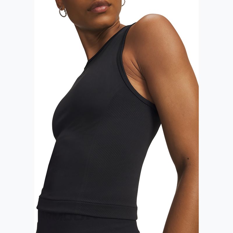 Tricou de antrenament pentru femei Under Armour Project Rock Seamless black/anthracite 3