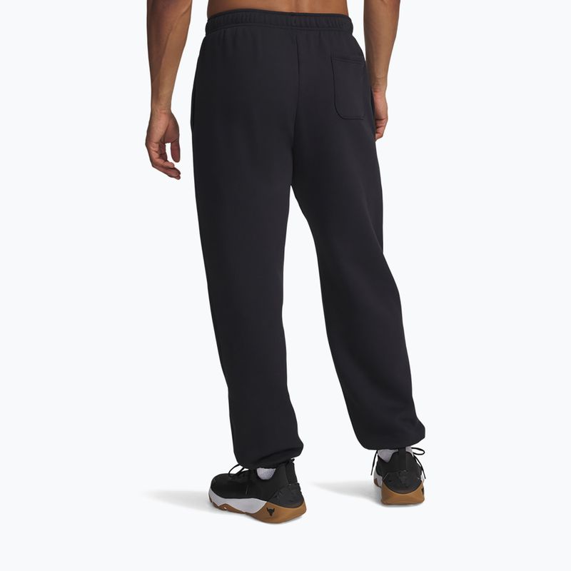 Pantaloni de antrenament pentru bărbați Under Armour Project Rock Icon Jogger black/black 3