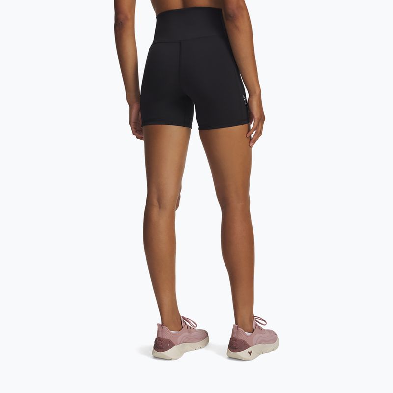 Pantaloni scurți de antrenament pentru femei Under Armour Project Rock Middie black/anthracite 3