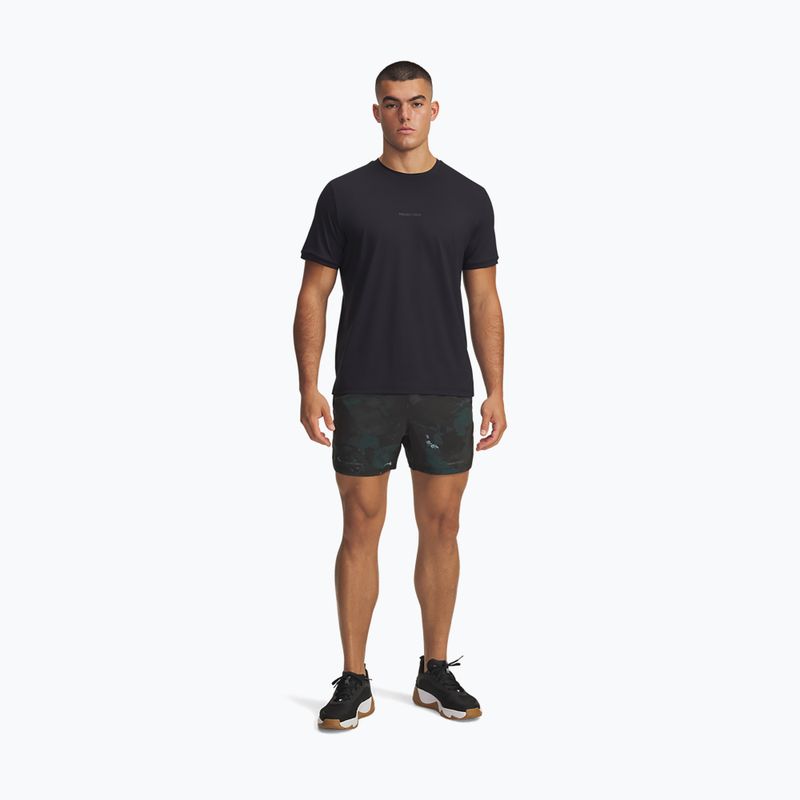 Pantaloni scurți de antrenament pentru bărbați Under Armour Project Rock Ultimate black/castlerock 2