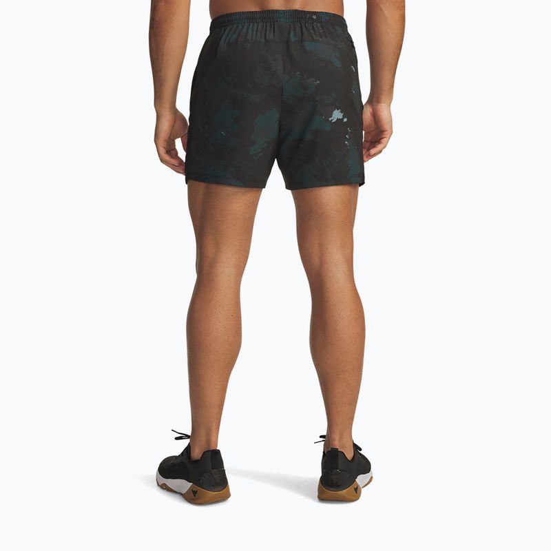 Pantaloni scurți de antrenament pentru bărbați Under Armour Project Rock Ultimate black/castlerock 3